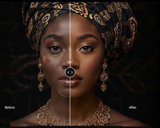 Portrait editing concept for ÀYỌ̀